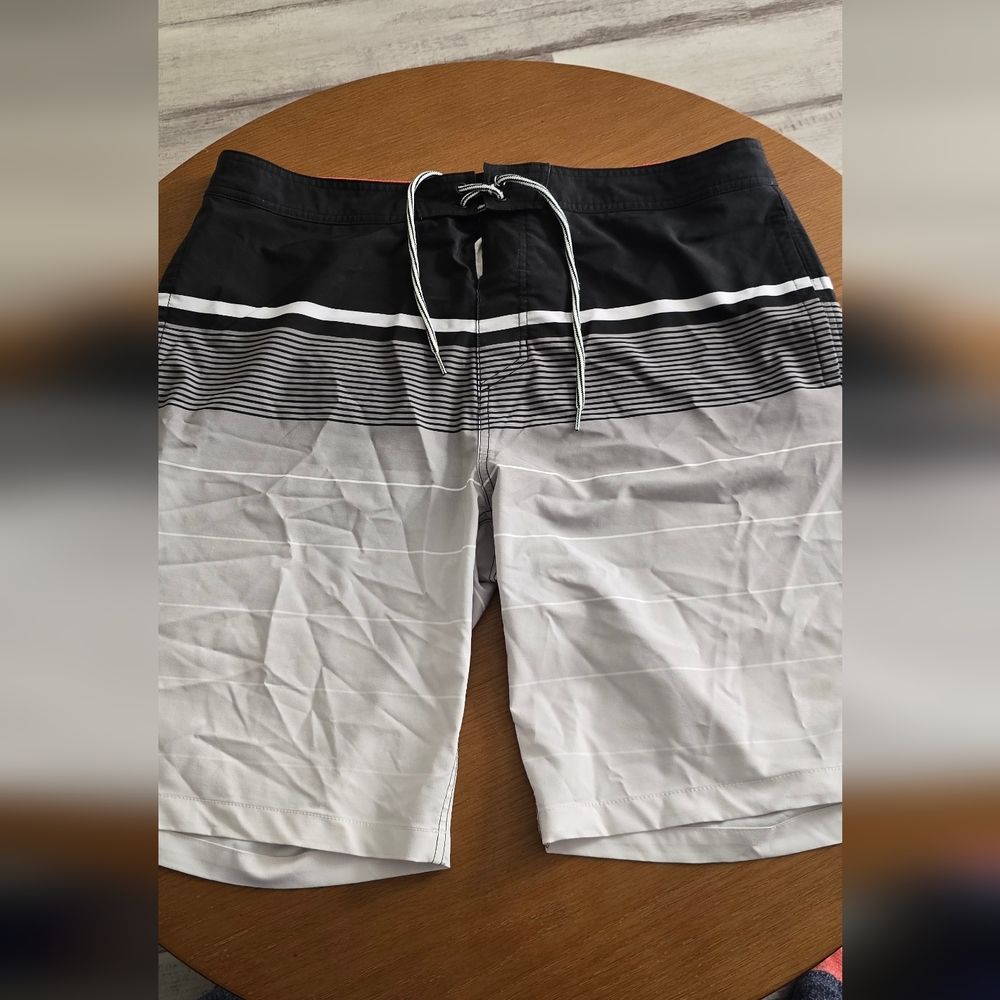 Goodfellow & Co Black and Gray Board Shorts